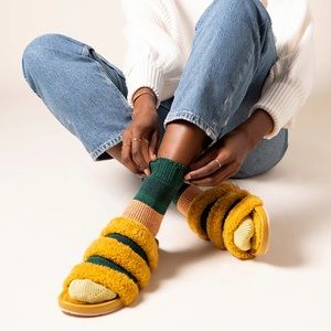 Charlotte Stone Dolly Puff Slide Sandal